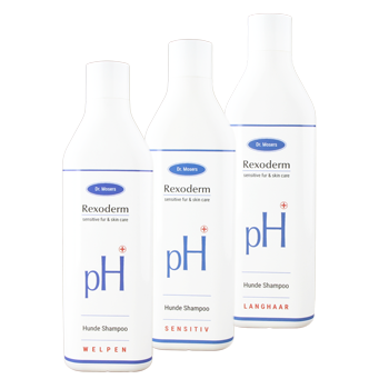 Rexoderm, Dr. Moser, sensitiv, welpen, langhaar, bio, fell waschen, säubern,